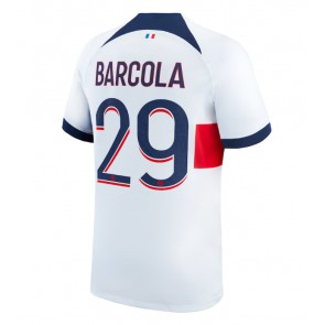 Paris Saint-Germain Bradley Barcola #29 Gostujuci Dres 2023-24 Kratak Rukavima